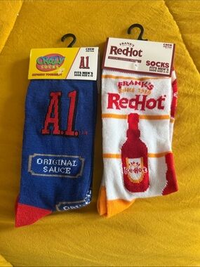 Sauce Themed Crew Socks